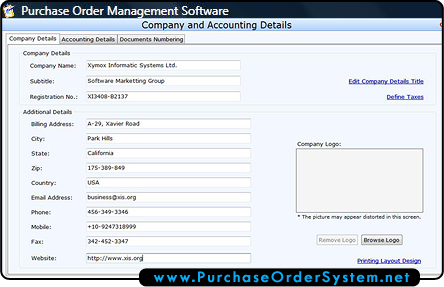 Purchase Order System