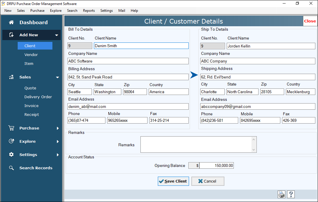 Purchase Order